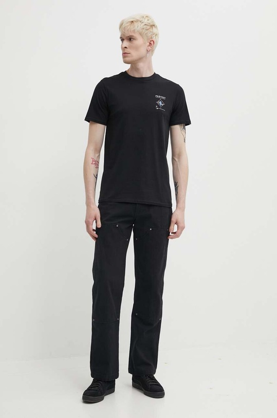 Bavlnené tričko Protest Prtpenalt 1712143 čierna SS24