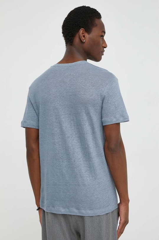 Ruházat Bruuns Bazaar vászon póló BBM2266N kék