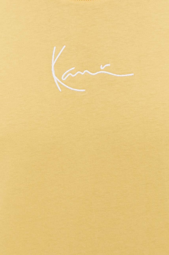 Karl Kani t-shirt bawełniany 6069129 żółty