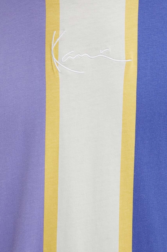 Karl Kani t-shirt bawełniany 6069095 fioletowy