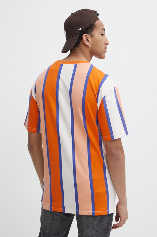 Odzież Karl Kani t-shirt bawełniany 6069096 pomarańczowy