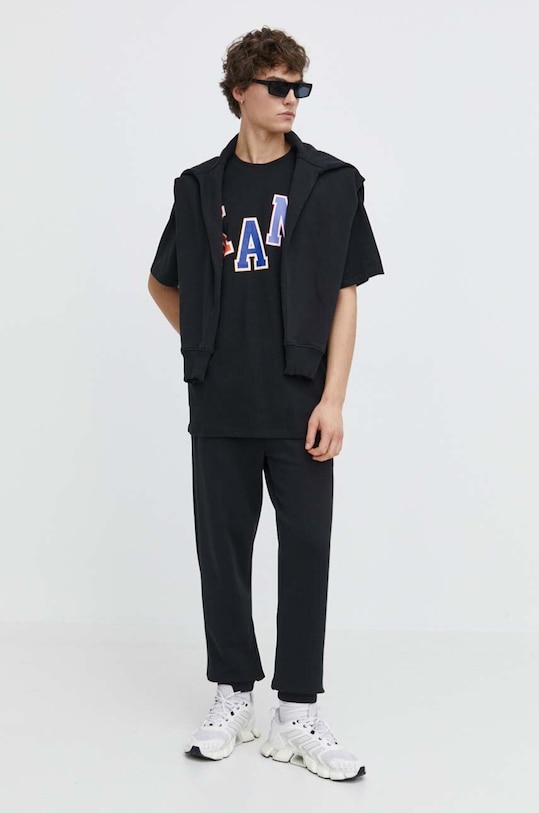Karl Kani t-shirt bawełniany 6069140 czarny SS24