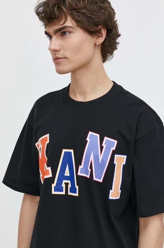 Karl Kani t-shirt bawełniany czarny 6069140