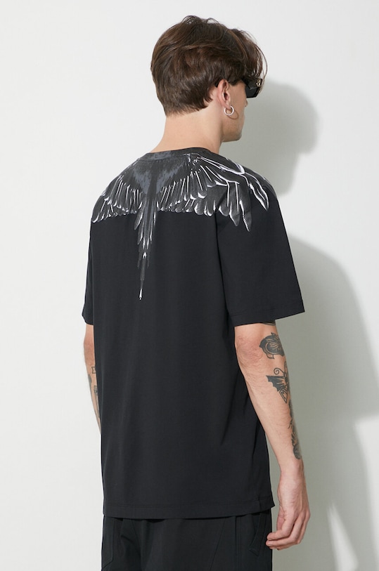 Odzież Marcelo Burlon t-shirt bawełniany Icon Wings Basic CMAA056C99JER0011010 czarny