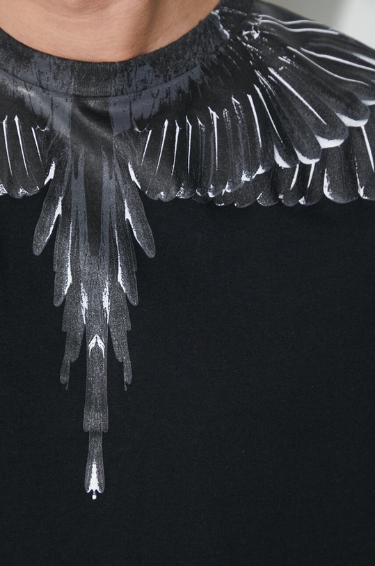 Marcelo Burlon t-shirt bawełniany Icon Wings Basic CMAA056C99JER0011010