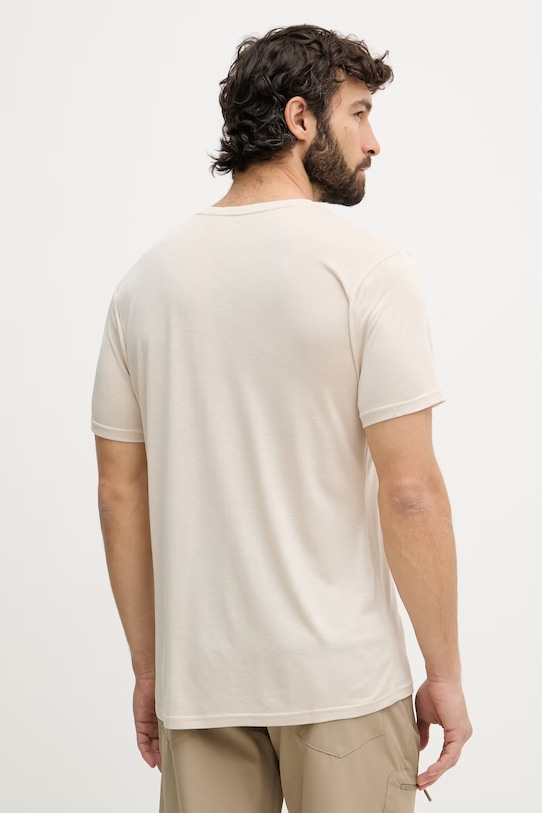 Oblečení Viking sportovní tričko pánské s viskózou Morain 500.26.7112 béžová