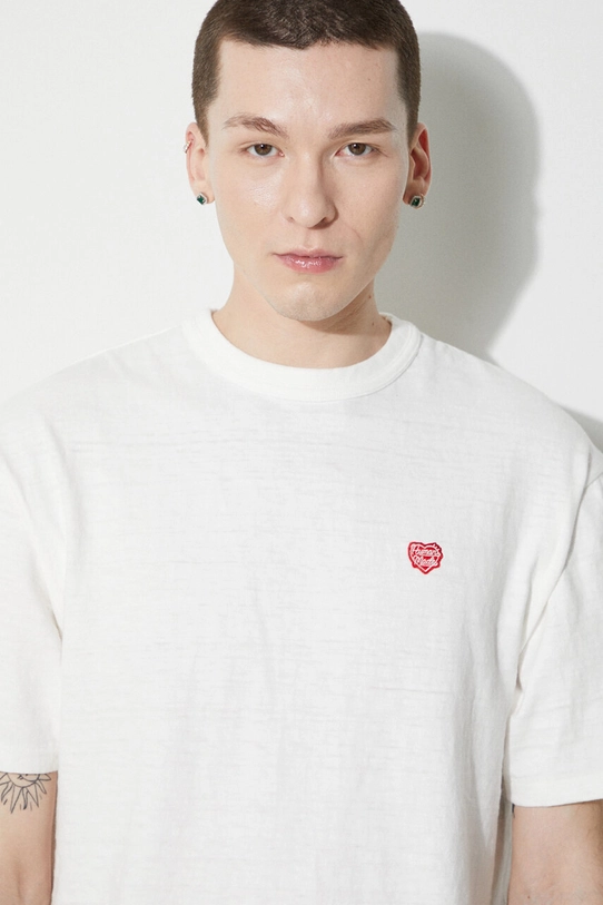 Human Made cotton t-shirt Heart Badge HM27CS002 white