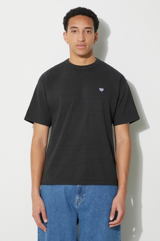 Clothing Human Made cotton t-shirt Heart Badge HM27CS002 black