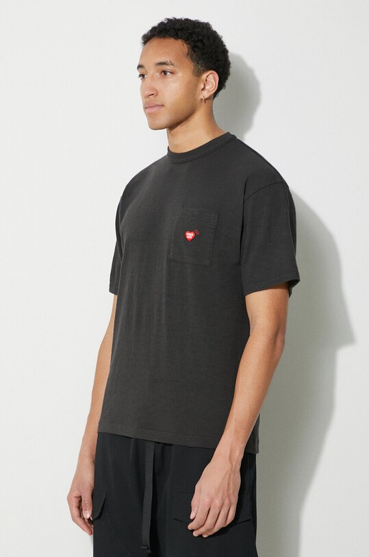 Human Made cotton t-shirt Pocket black HM27CS003