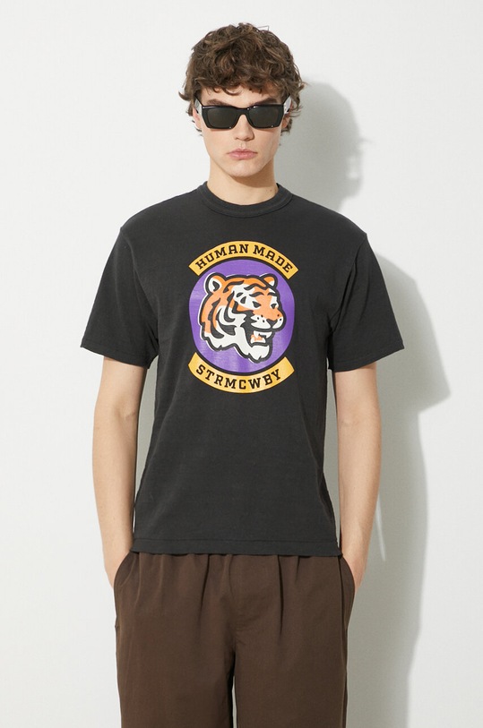 Pamučna majica Human Made Graphic crna HM27TE004