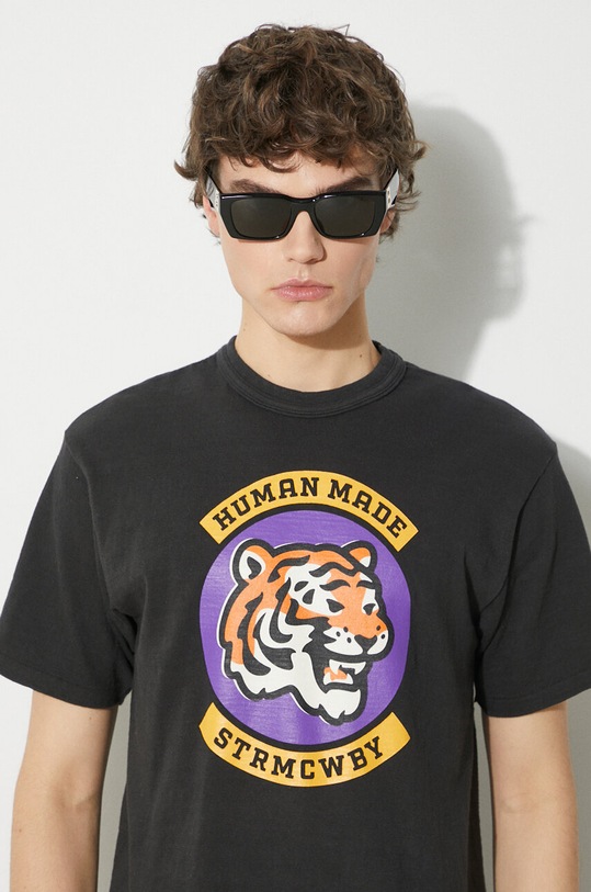 Pamučna majica Human Made Graphic HM27TE004 crna