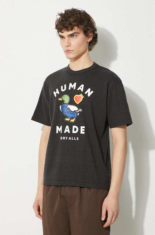 Human Made cotton t-shirt Graphic HM27TE005 black
