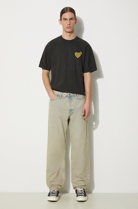 Human Made t-shirt in cotone Graphic HM27TE013 nero SS24