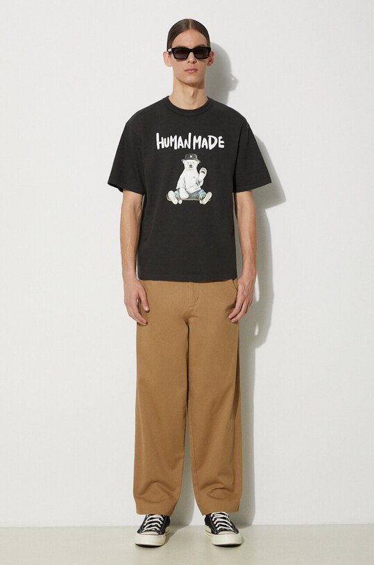 Human Made cotton t-shirt Graphic HM27TE016 black SS24