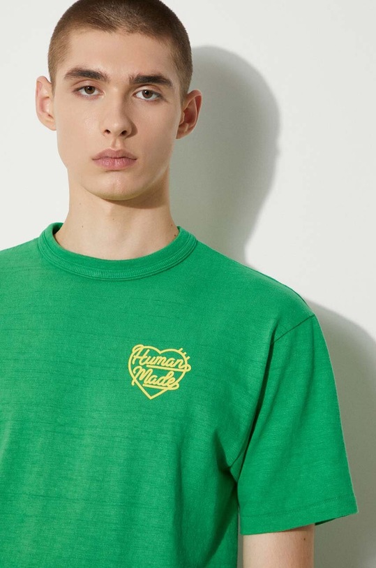 Human Made tricou din bumbac Color HM27CS007 verde