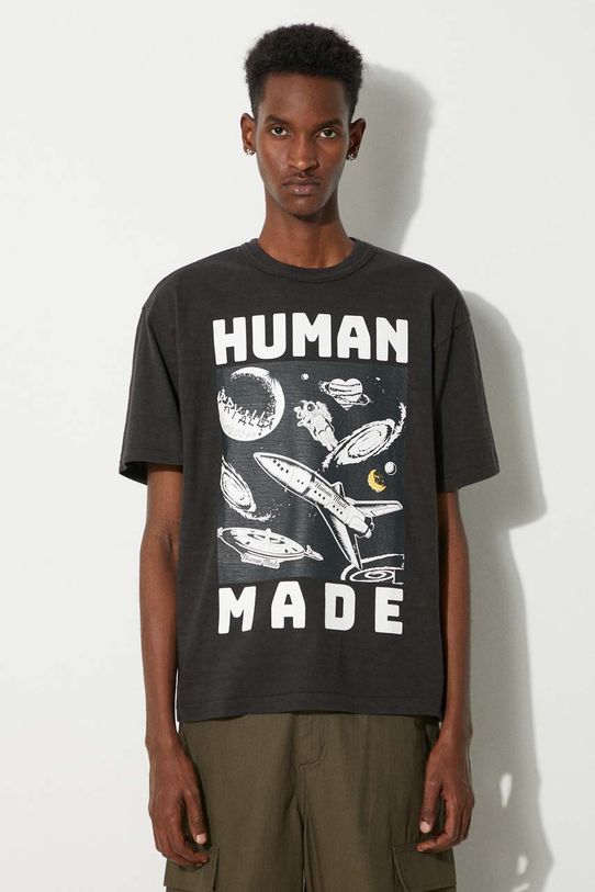 Human Made cotton t-shirt Graphic regular black HM27TE014