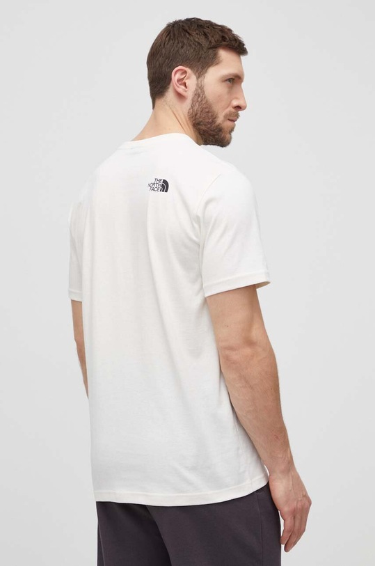 Odzież The North Face t-shirt bawełniany NF0A87U5Y1O1 beżowy
