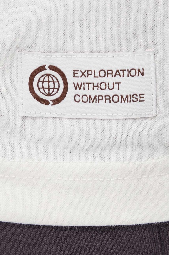 The North Face t-shirt bawełniany NF0A87U5Y1O1 beżowy