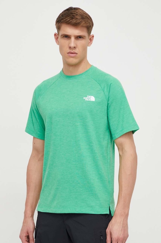 The North Face tricou sport Foundation uni verde NF0A87FQPPO1