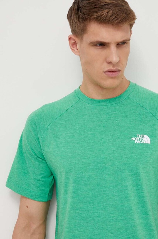 Oblečenie Športové tričko The North Face Foundation NF0A87FQPPO1 zelená