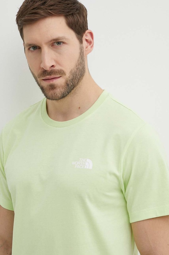 Odzież The North Face t-shirt NF0A87NGO0F1 zielony