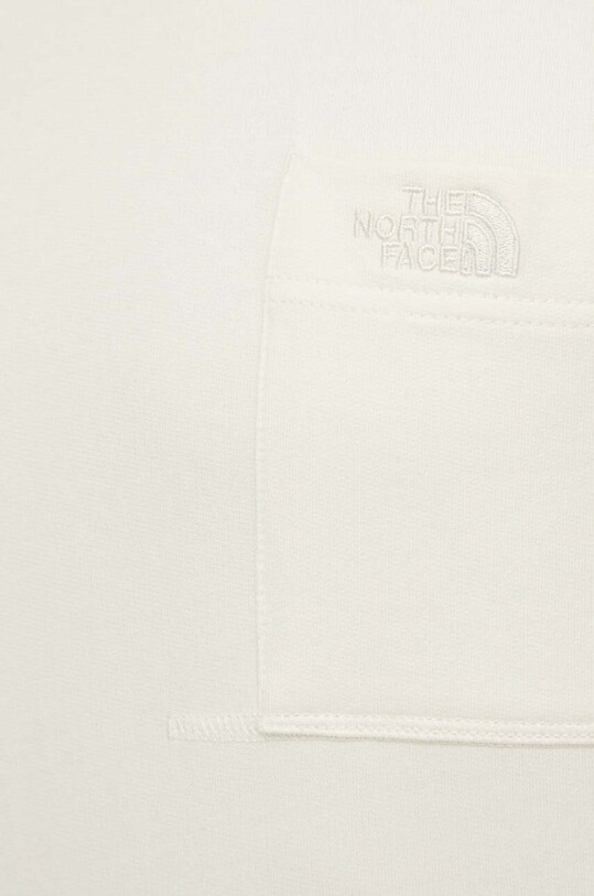 The North Face tricou din bumbac NF0A87D1QLI1 bej