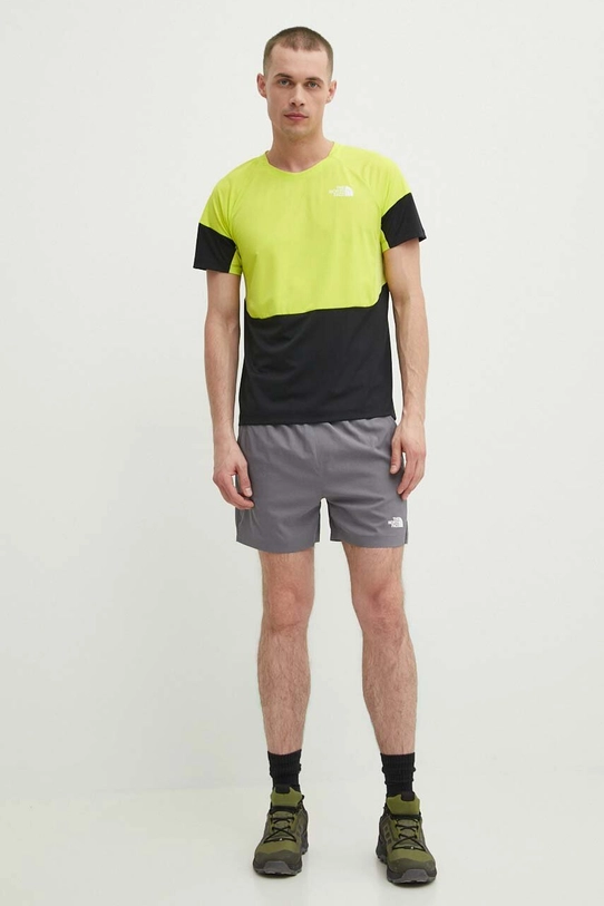 The North Face t-shirt sportowy NF0A825GWIT1 zielony SS24