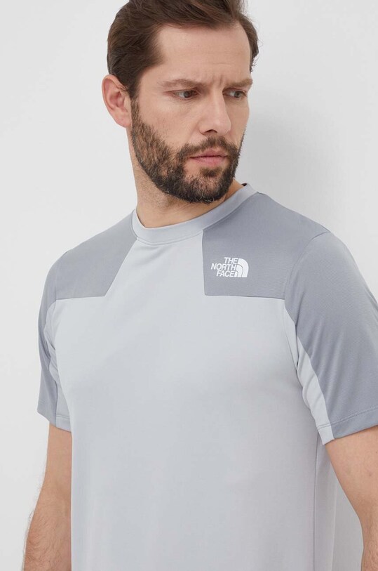 The North Face t-shirt sportowy Mountain Athletics szary NF0A87JJJ4U1