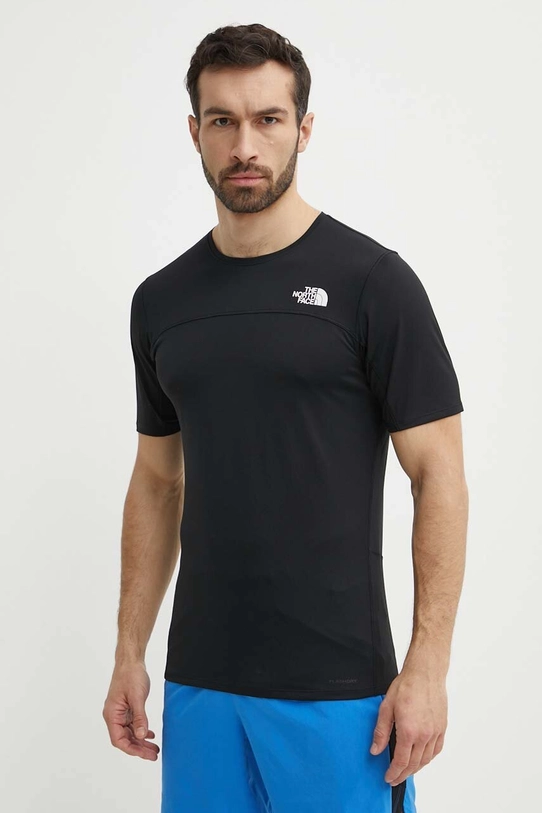 The North Face t-shirt sportowy Sunriser czarny NF0A84KNJK31