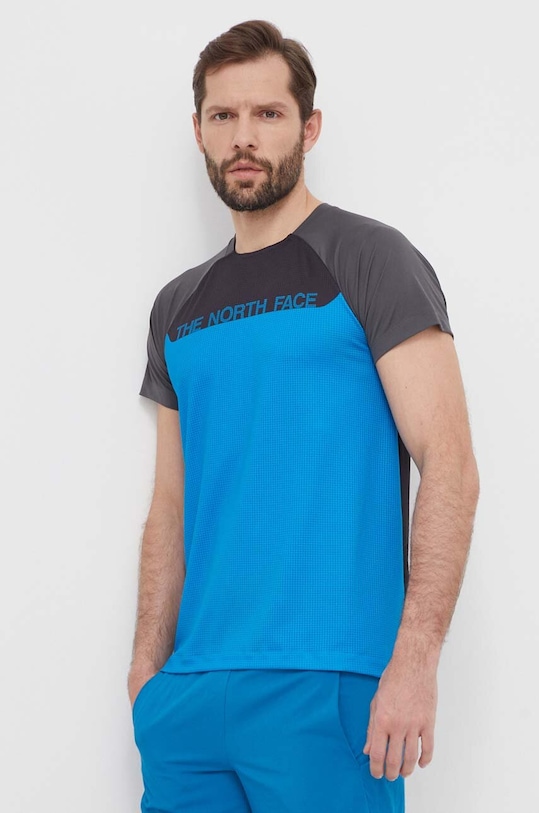 Športové tričko The North Face Trail Jammer modrá NF0A87TYWIN1