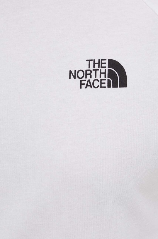 The North Face tricou din bumbac NF0A87NUFN41 alb