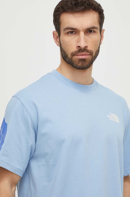 Odjeća Pamučna majica The North Face NF0A87F6QEO1 plava