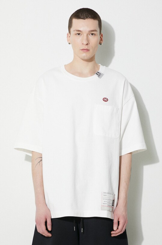 Clothing Maison MIHARA YASUHIRO cotton t-shirt Pocket Tee A12TS641 white
