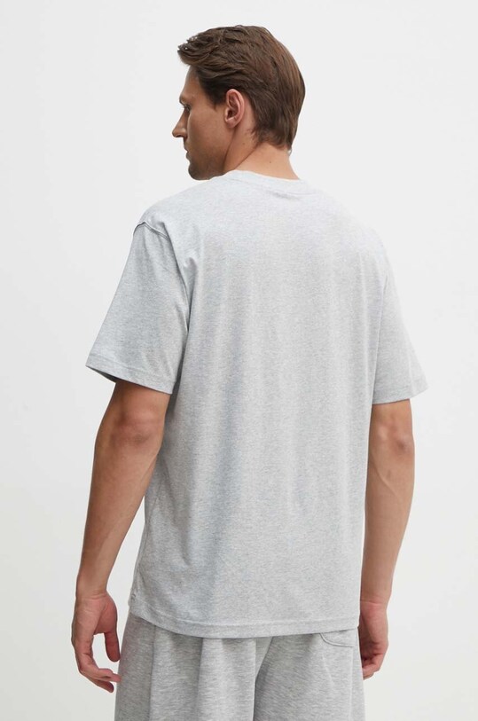 Odzież New Balance t-shirt bawełniany Essentials Cotton MT41509AG szary