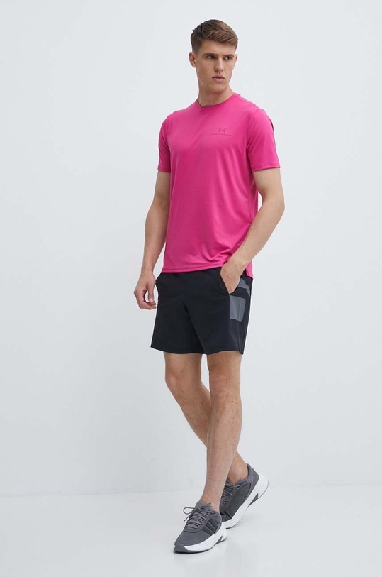 Under Armour t-shirt treningowy Rush Energy 1383973 różowy SS25
