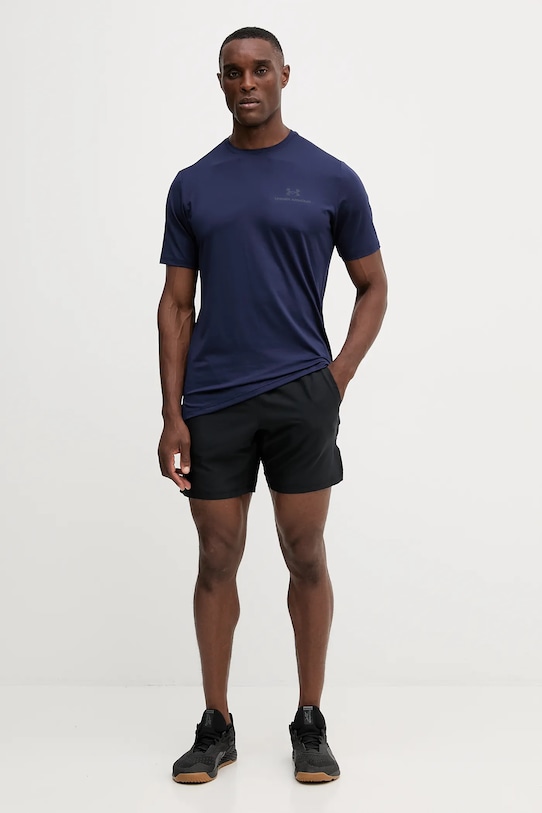 Under Armour tricou de antrenament Rush Energy 1383973 bleumarin AW25