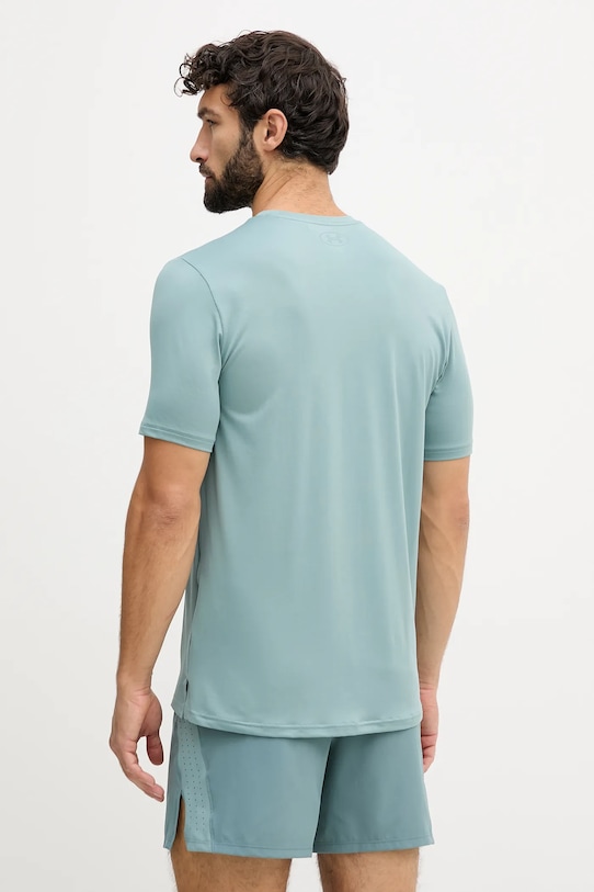 Odzież Under Armour t-shirt treningowy Rush Energy 1383973 turkusowy