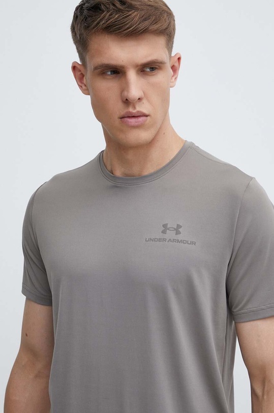 Under Armour t-shirt treningowy Rush Energy z elastanem szary 1383973