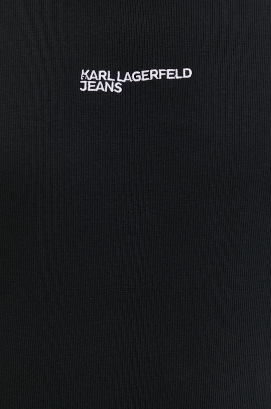 Tričko Karl Lagerfeld Jeans 241D1712 černá