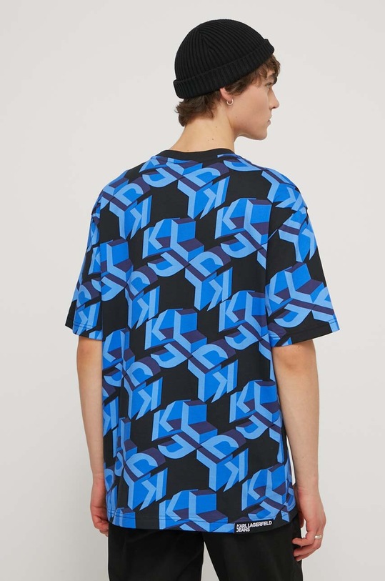 Ruházat Karl Lagerfeld Jeans pamut póló 241D1701 kék