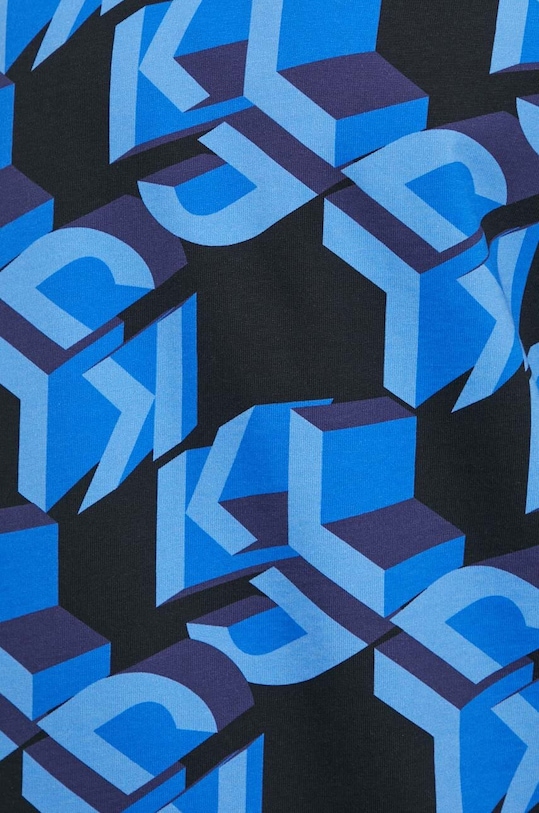 Karl Lagerfeld Jeans pamut póló 241D1701 kék