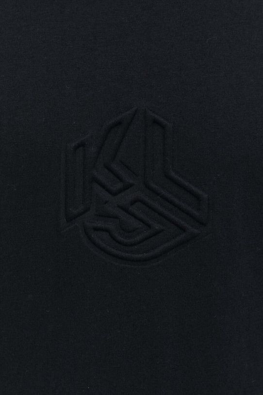Pamučna majica Karl Lagerfeld Jeans 241D1705 crna