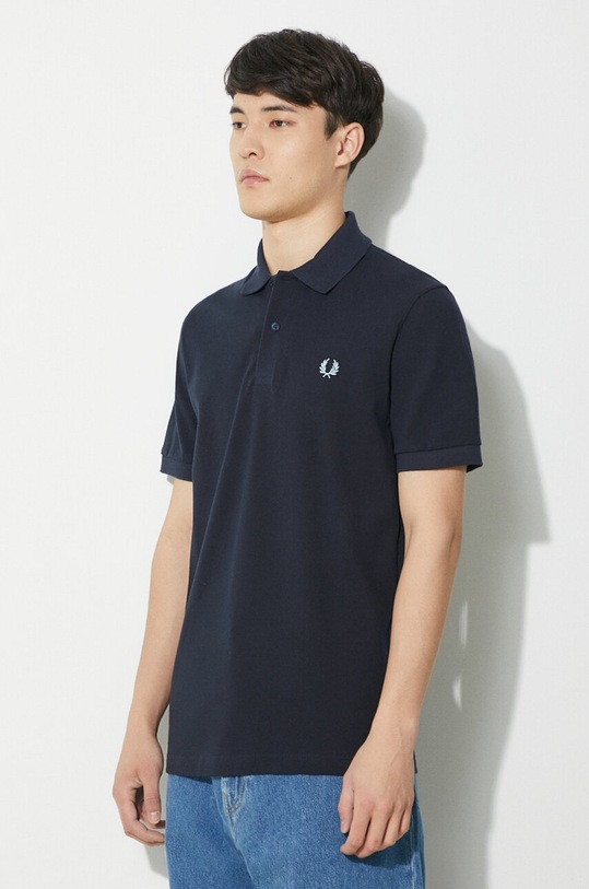 Fred Perry cotton polo shirt The Original Shirt navy M3.795