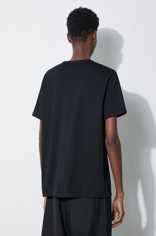 Ρούχα Βαμβακερό μπλουζάκι Fred Perry Ringer T-Shirt M3519.102 μαύρο