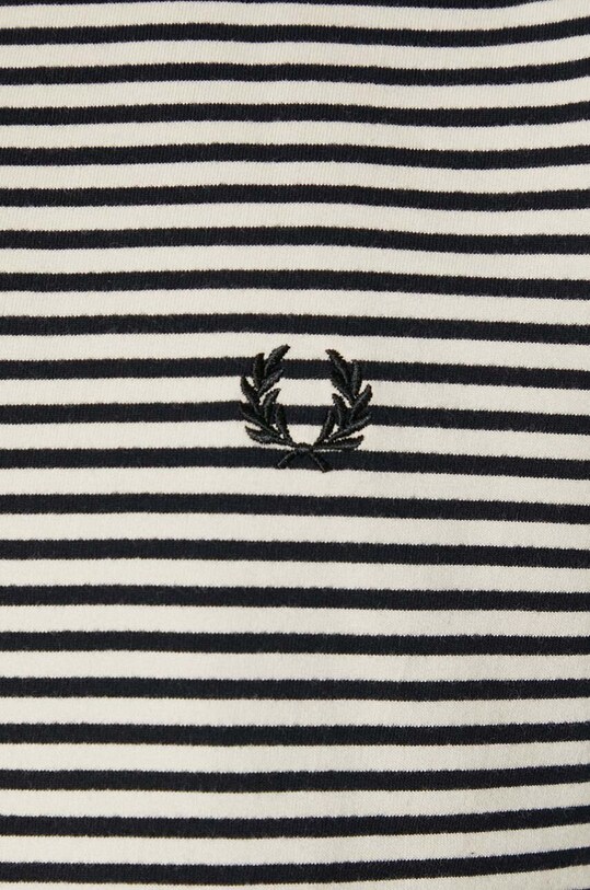 Fred Perry cotton t-shirt Fine Stripe Heavy Weight Tee M6581.V54