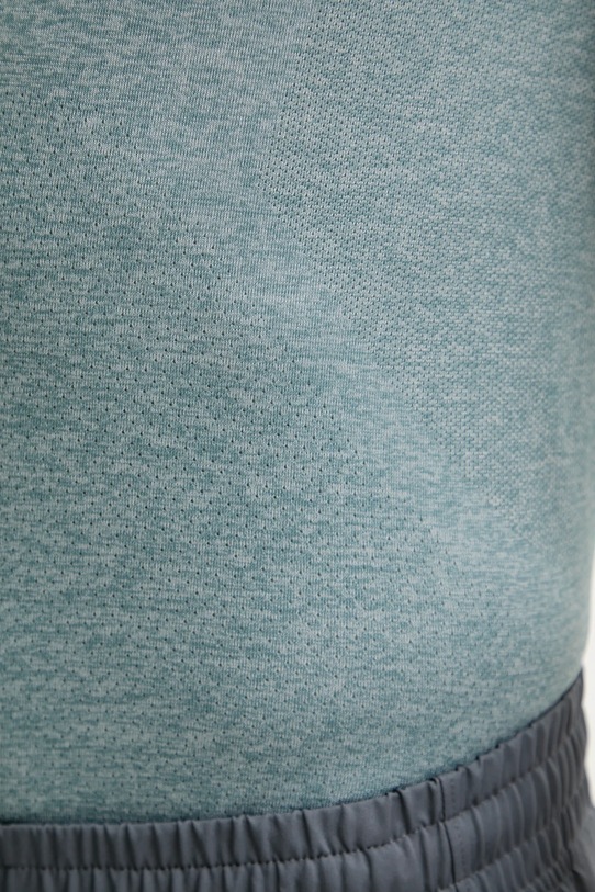Under Armour t-shirt do biegania Seamless Stride 1375692 turkusowy
