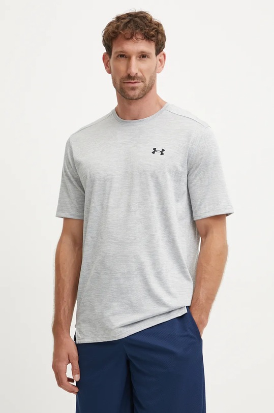 Under Armour tricou de antrenament Tech Vent melanj gri 1376791