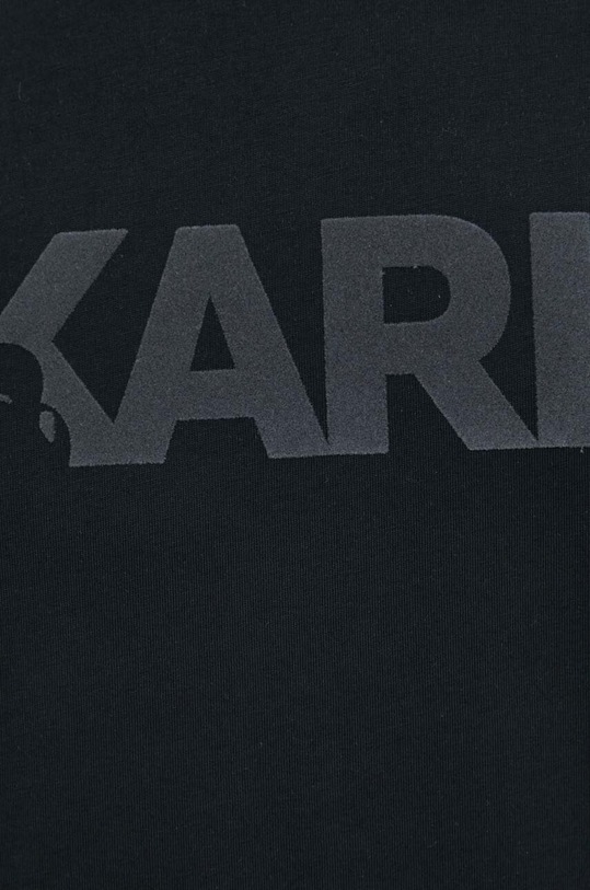 Bavlněné tričko Karl Lagerfeld 241M2102 černá