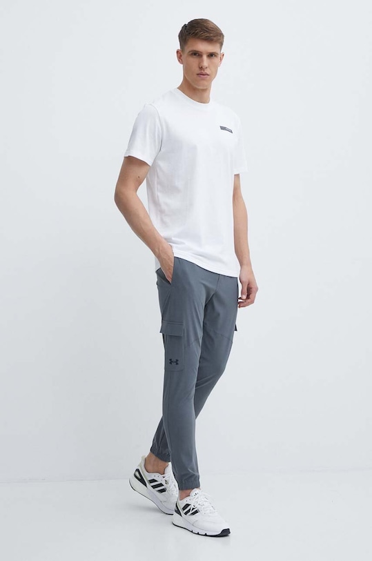 Under Armour t-shirt 1382831 biały SS25