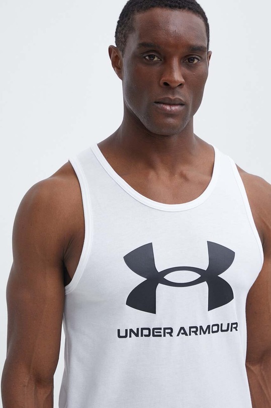 Tréningové tričko Under Armour Sportstyle biela 1382883